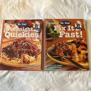 2 Mr Food cookbooks